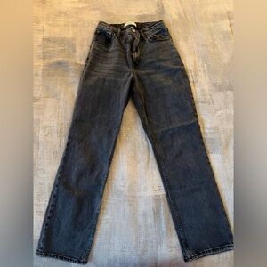 Abercrombie & Fitch Curve Love The 90s Straight Ultra High Rise Jeans